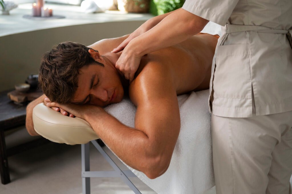 orange body polishing