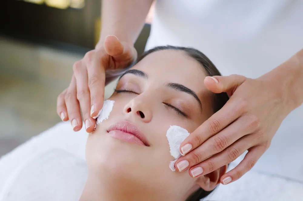 whitening facial