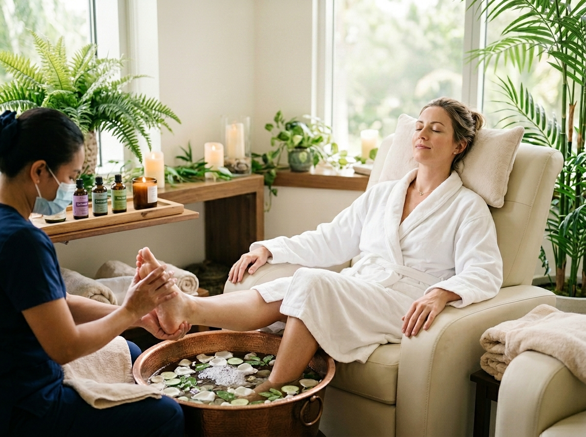 De-Stress Refreshment Pedicure: Relax Your Mind Through Your Feet